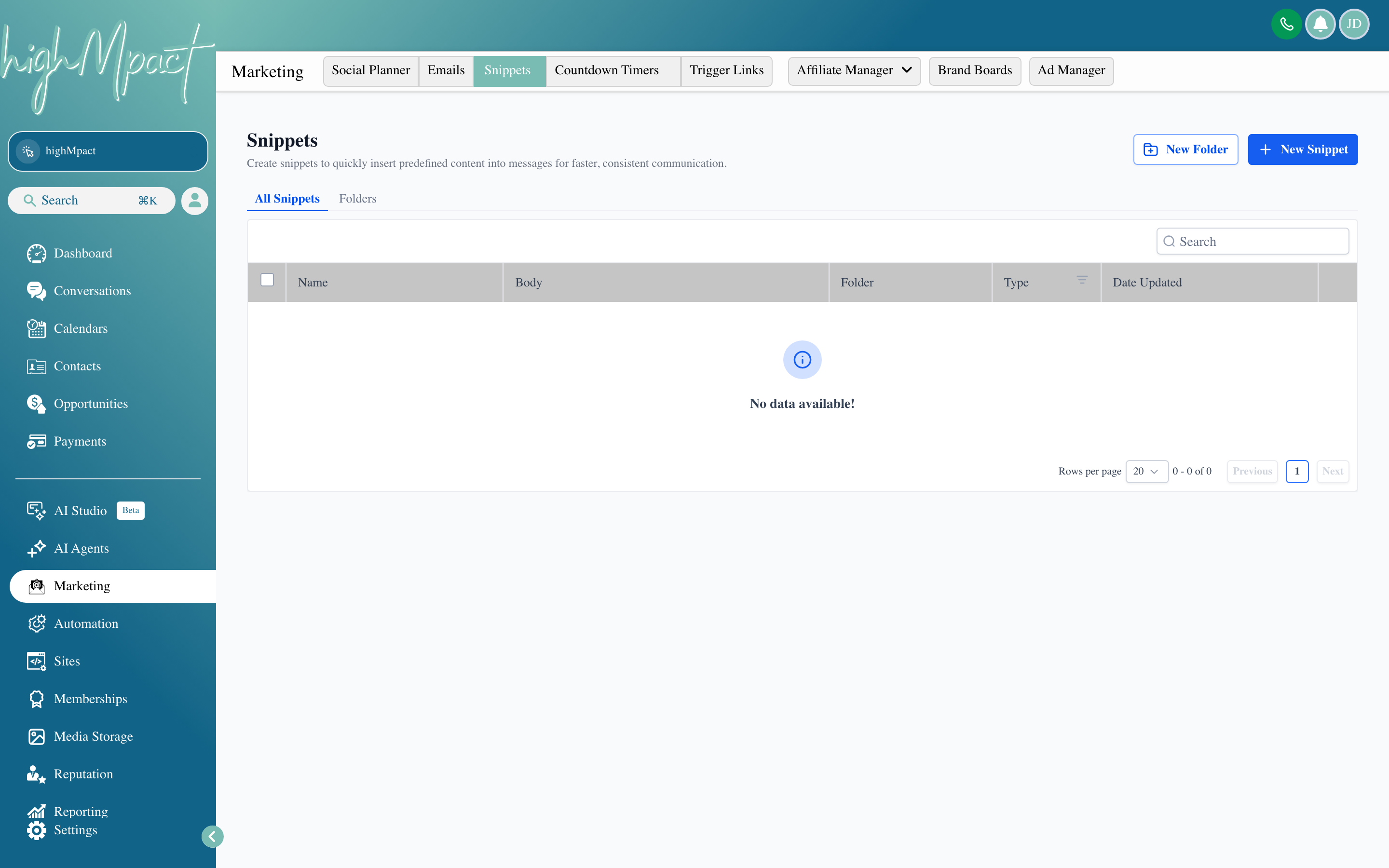 The Templates library showing email and SMS template thumbnails with names, last-modified dates, and preview buttons